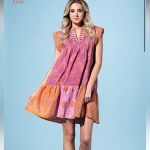 THML Paisley Parade Dress Size Medium